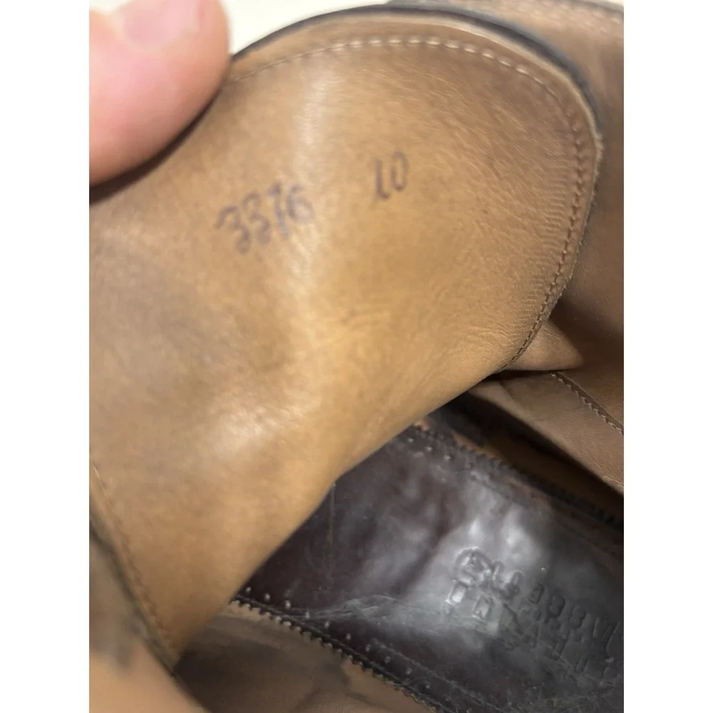 Vintage Magnanni Wingtip Dress Boots Brown Leather Ankle Chukka 3316 SZ 12 M